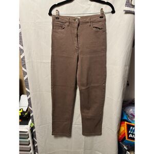 Wilfred Free Aritzia Melina Deep Taupe Pants Size 4 Straight Leg